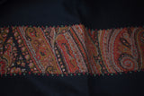 Anqtique pashmina trim shawl 28x80 inch