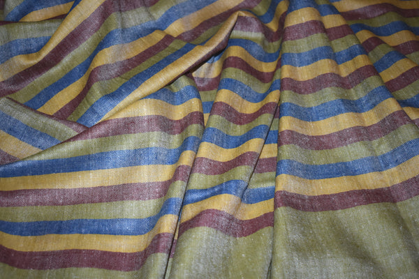 Hand woven pashmina check shawl 40x80 inch