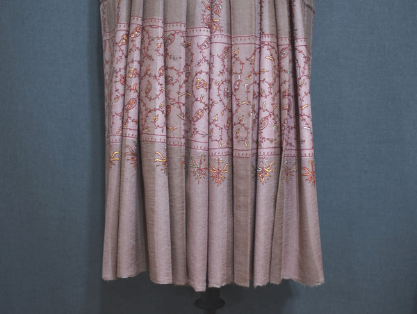 Fine wool Embroidered shawl