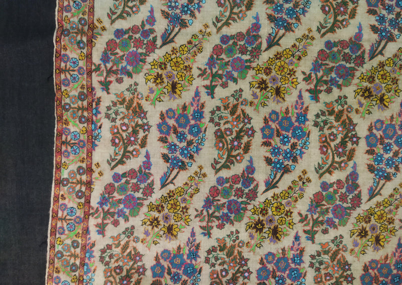 pashmina shawl Embroidered gul jamma kalamkari shawl