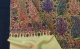 pashmina shawl Embroidered chinar jamma kalamkari shawl